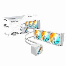 Sistema De Enfriamiento Liquido Gigabyte Gaming 360 Ice 3x12 Cm, 2200 Rpm, Blanco